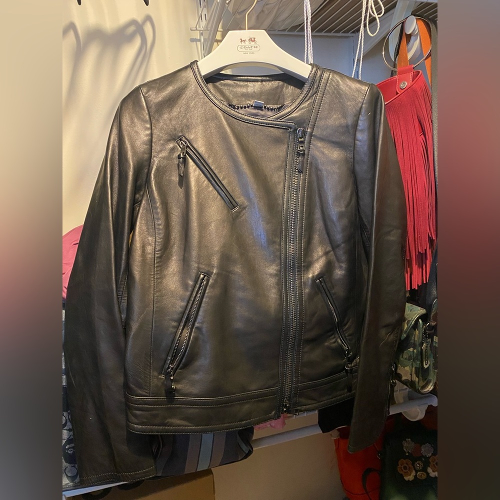 Coach leather jacket